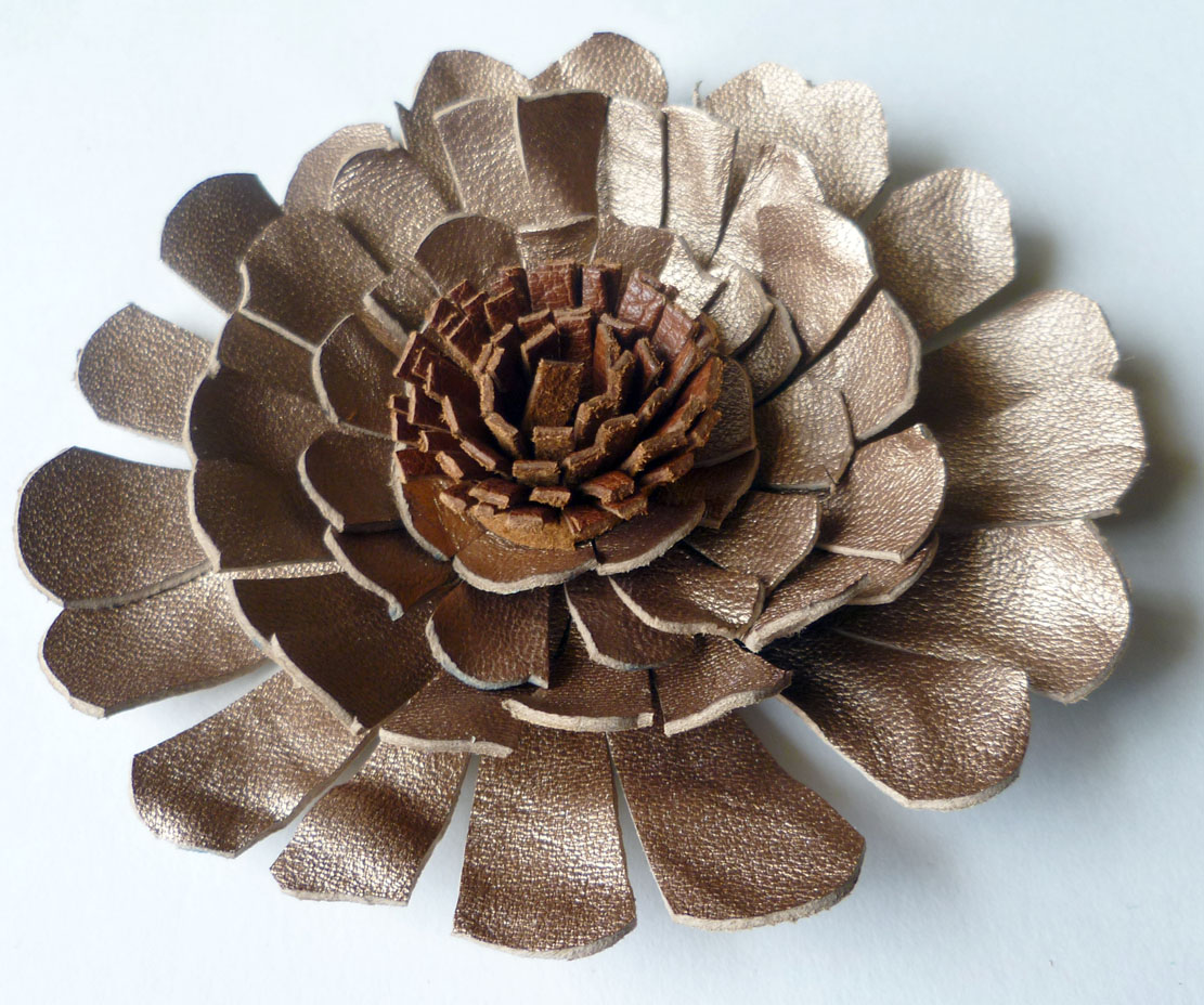 Leather Flowers R n D by Divya N at