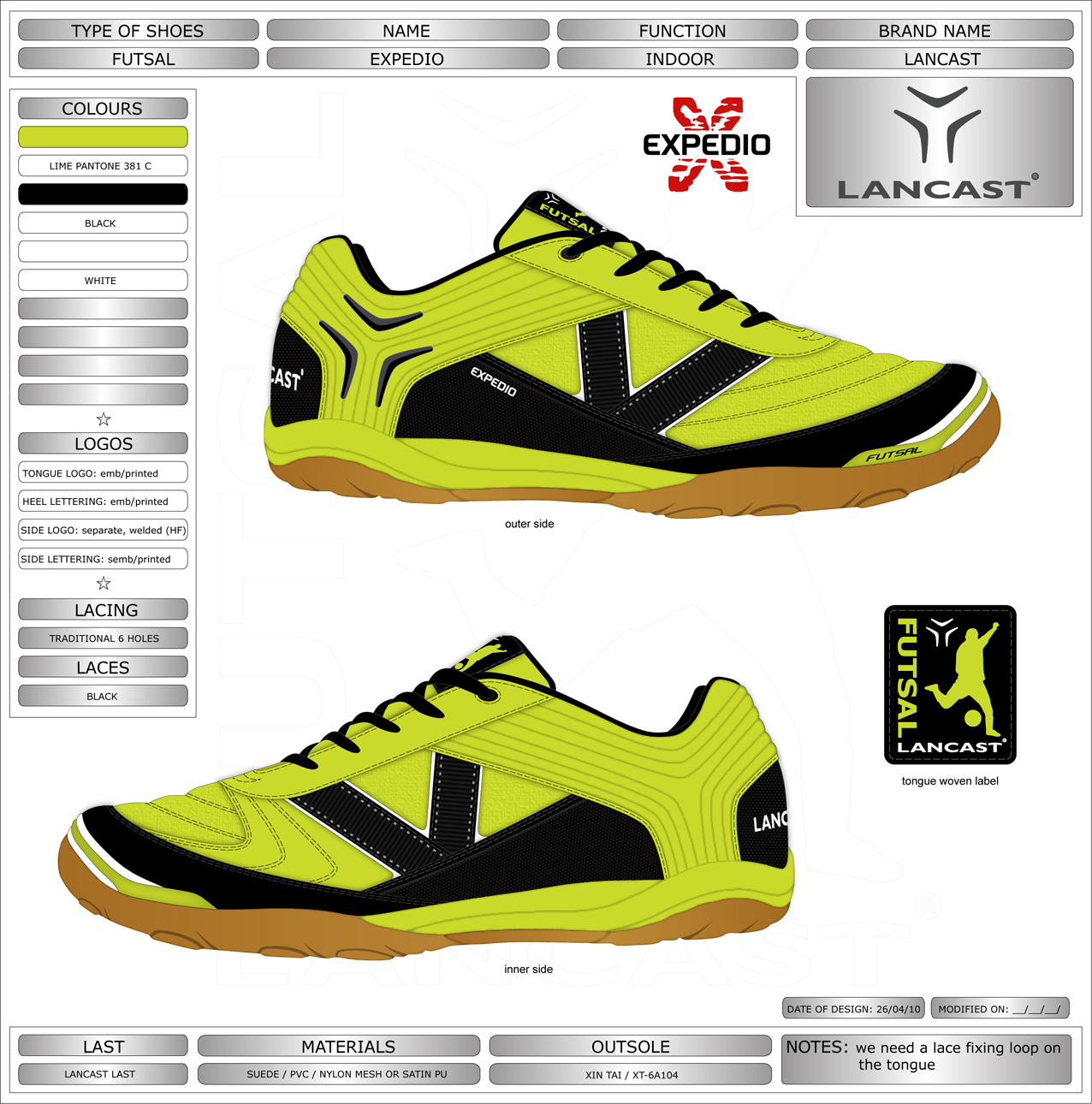 Soccer shoes by Istvan Bessenyei at