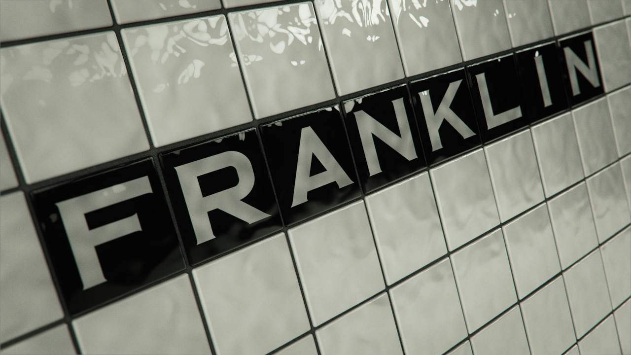 New York Subway Font by Brandon Sugiyama at