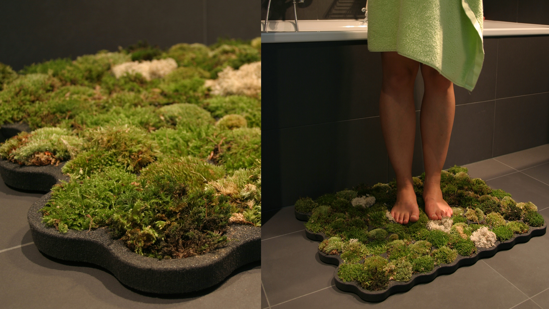 The moss carpet by Nection Design at