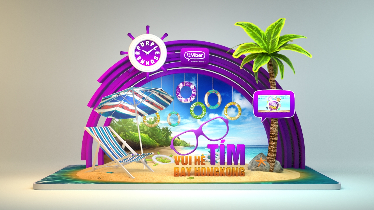 Activation booth by Jane NG at Coroflot.com