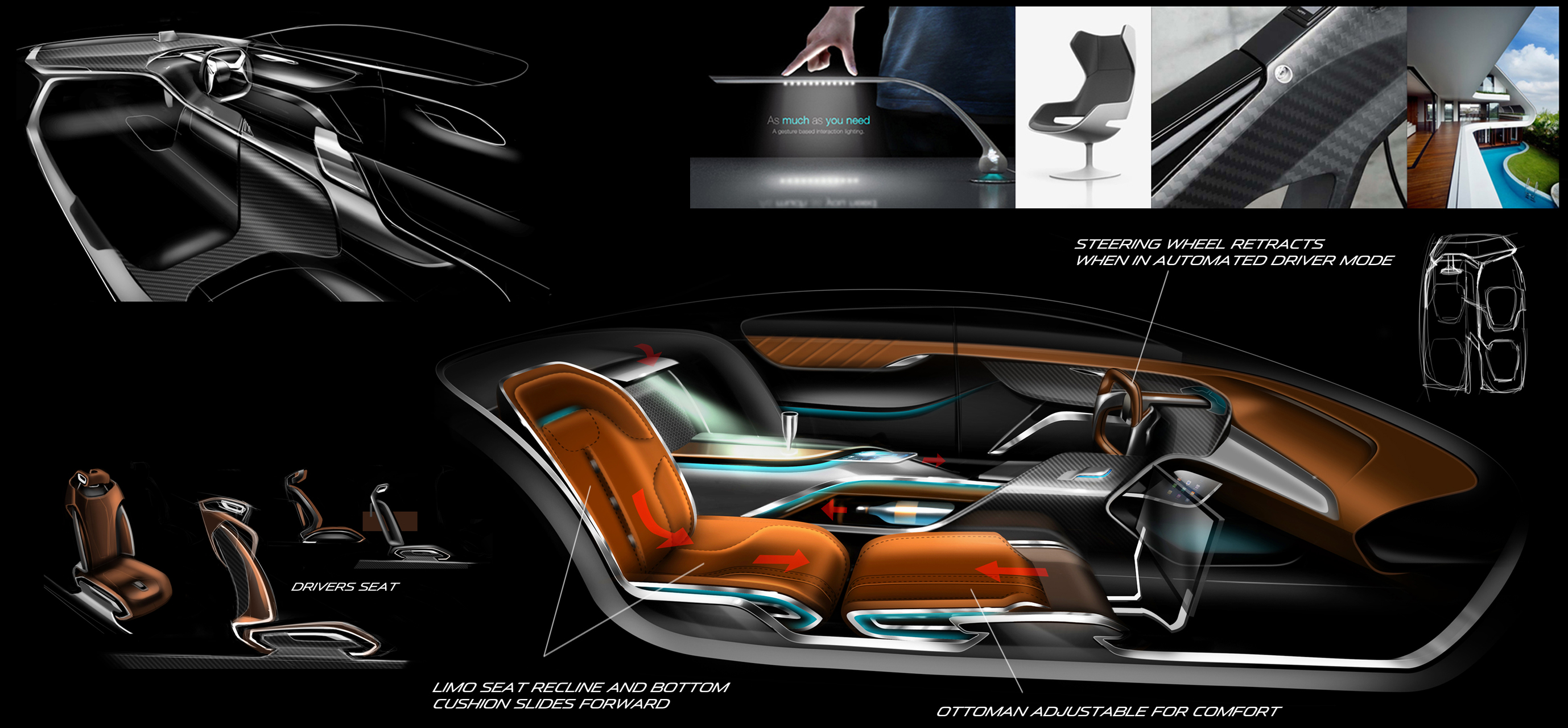 Automotive Interior Concepts by Troy Trinh at