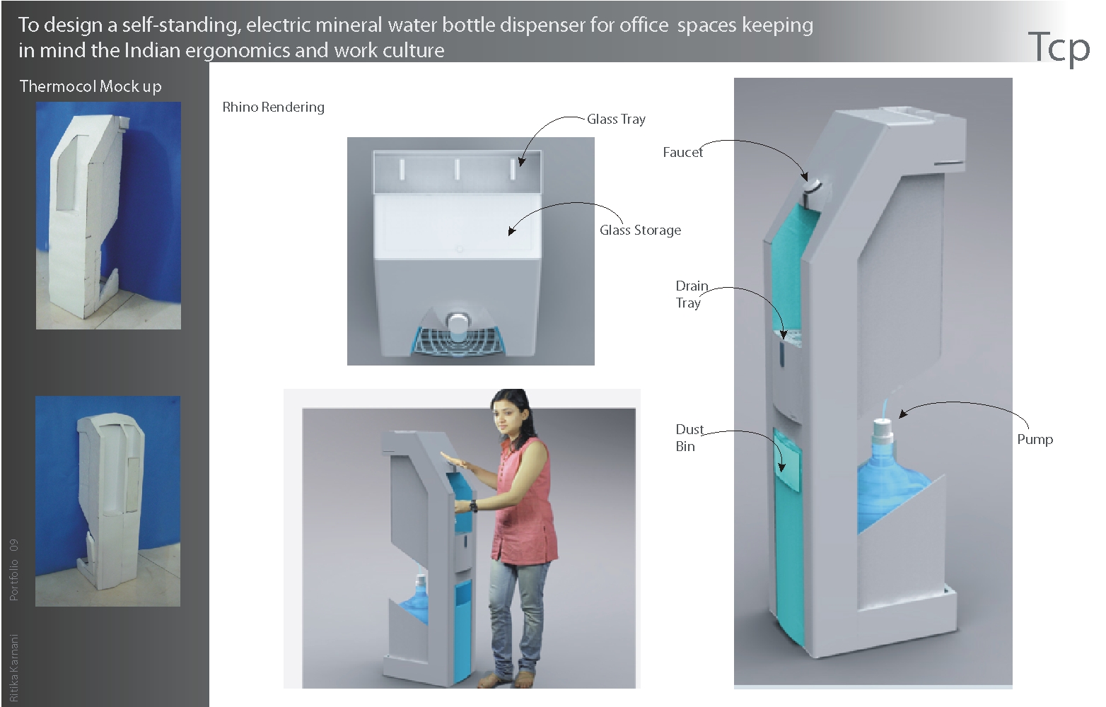 Technically Complex Project Bubble top water dispenser by Ritika
