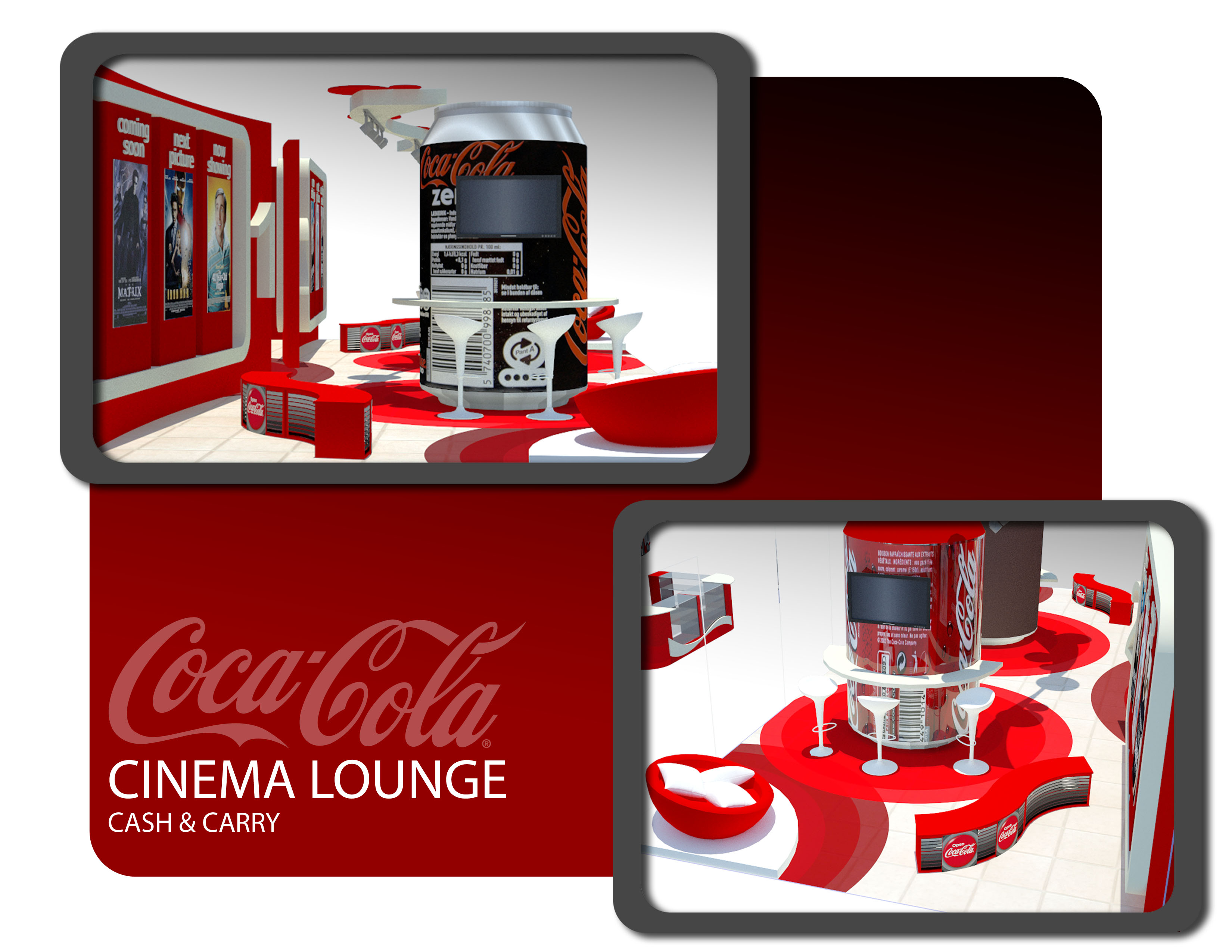 Coca Cola Cinema by Aileen Dominguez at