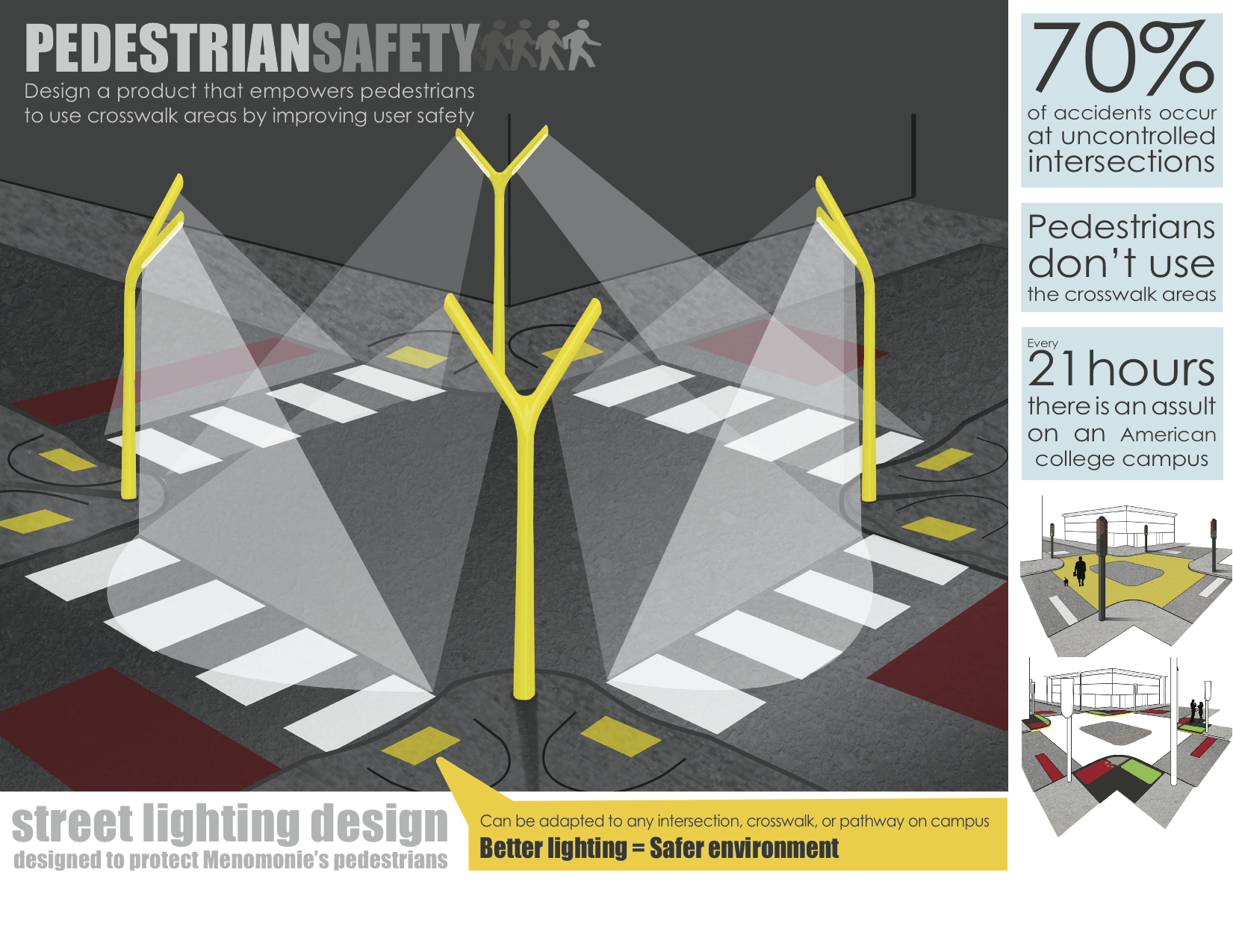 Street Light Design by Becky Leland at