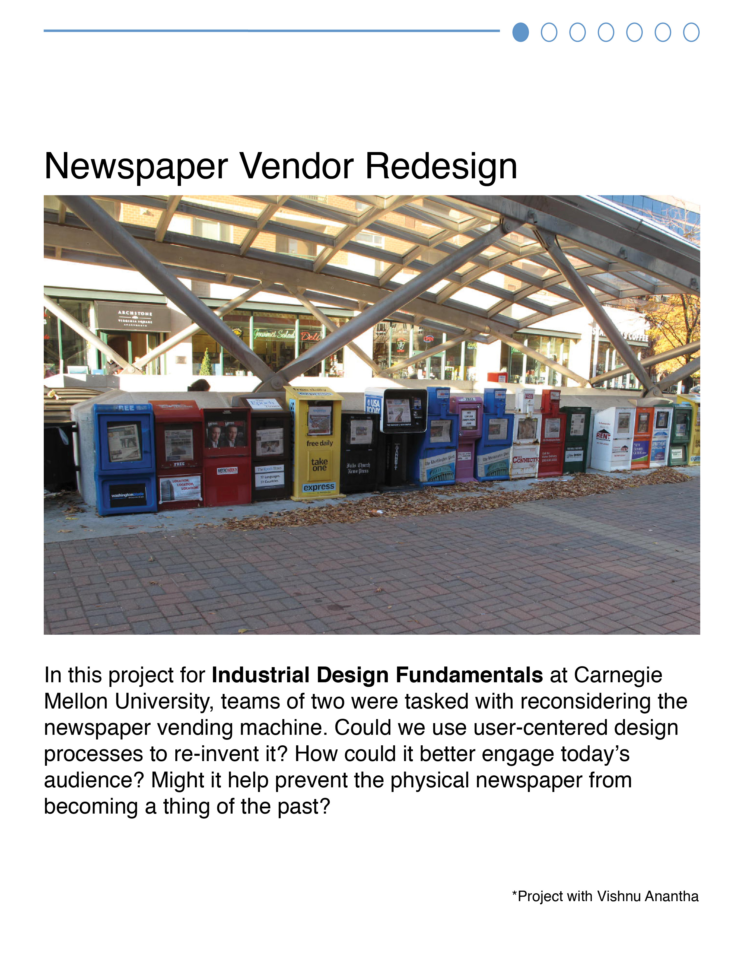 Newspaper Vending Machine by David Wilkins at