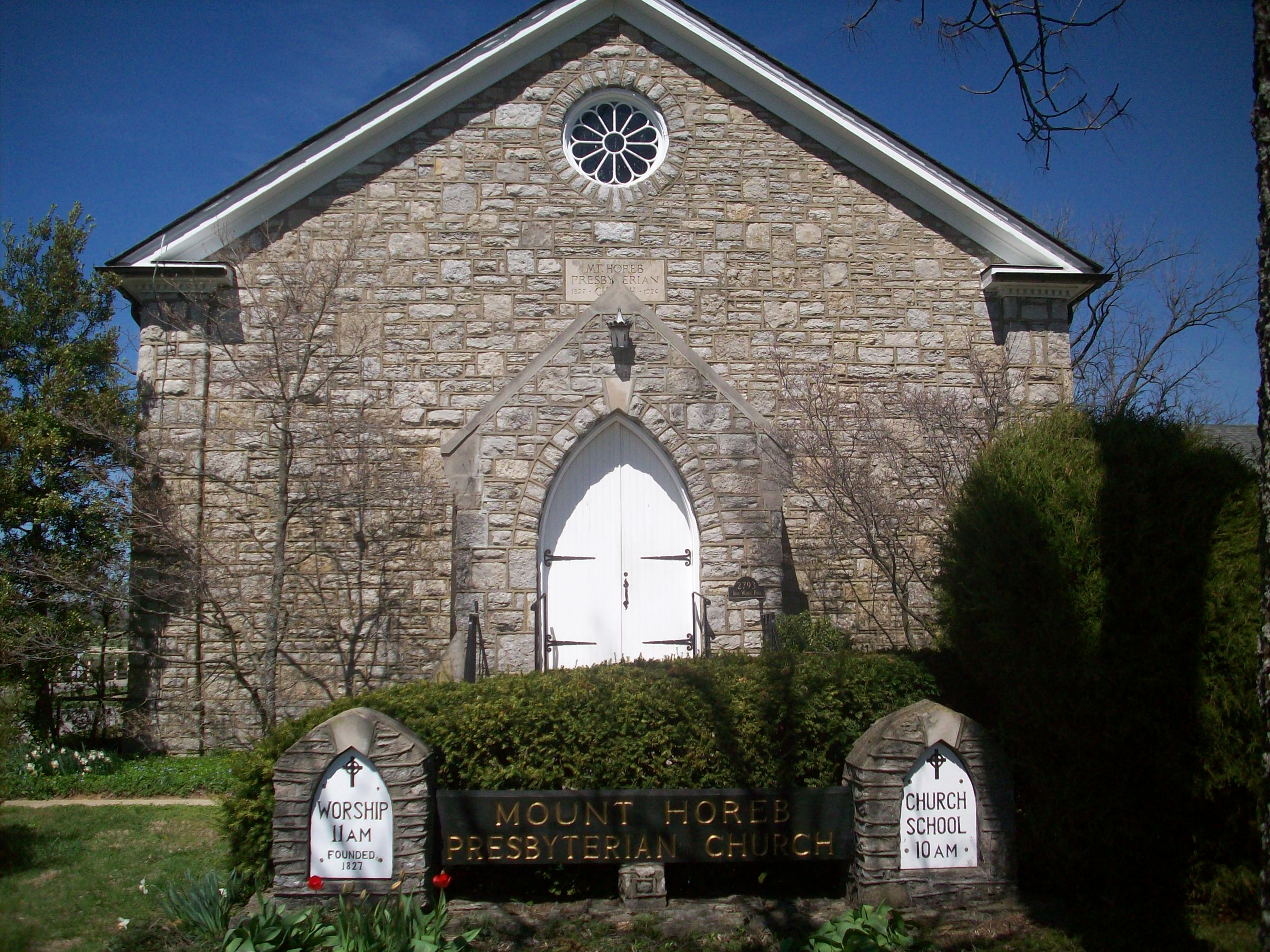 Mount Horeb Presbyterian Church by Angelene Hoffert at