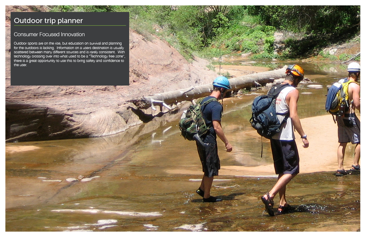 Outdoor Enthusiast Persona Exercise by Justin Coble at