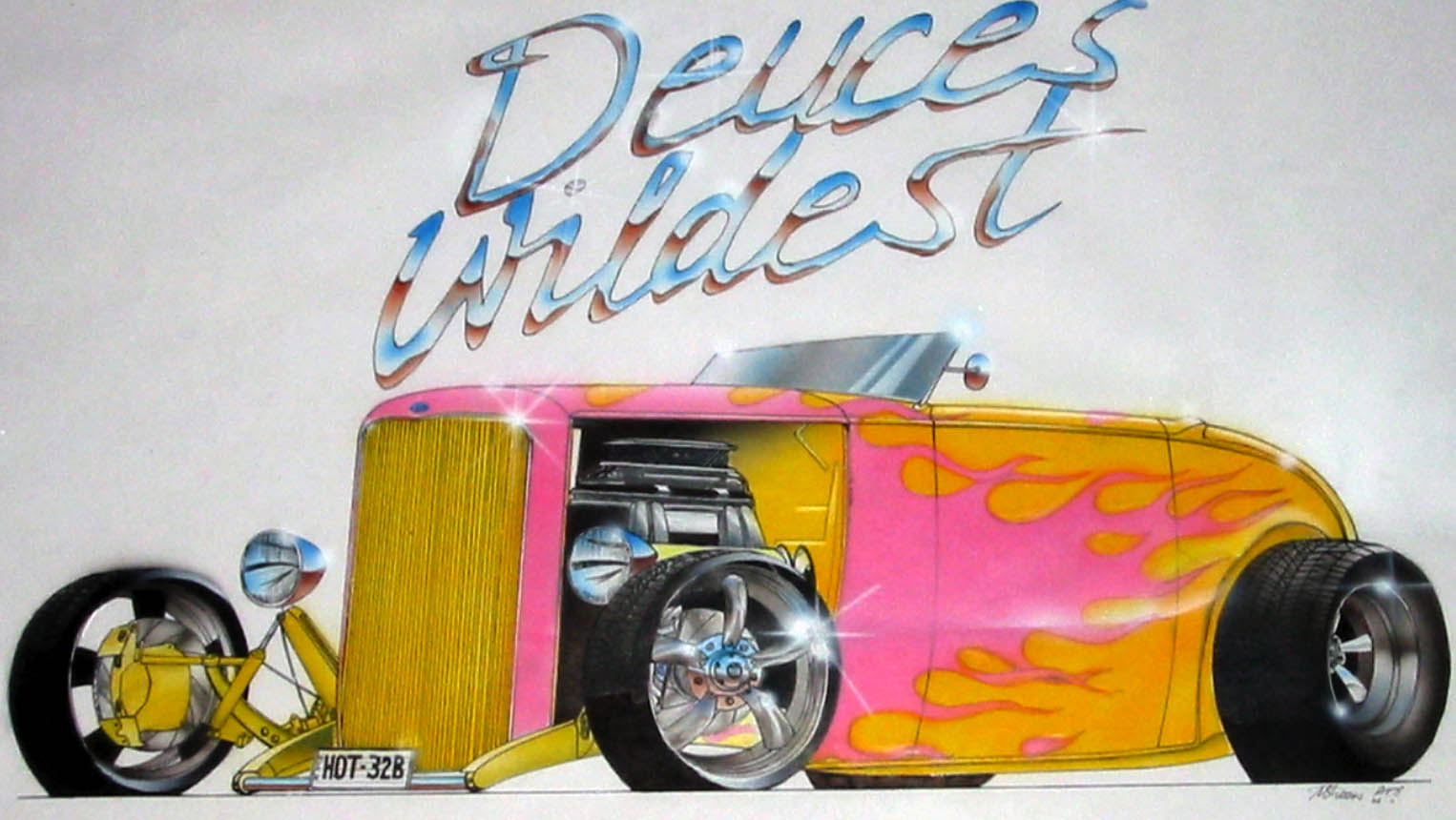 Airbrushing Artwork Examples by Aaron Sheen at