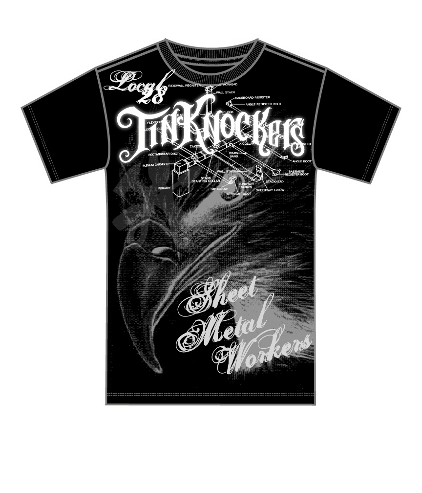 Tin Knocker Local sheet workers union by gary weaver at