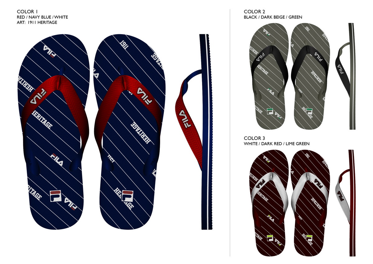 FILA - Beach Flipflop Design by Supanat Sungvornvit at Coroflot.com