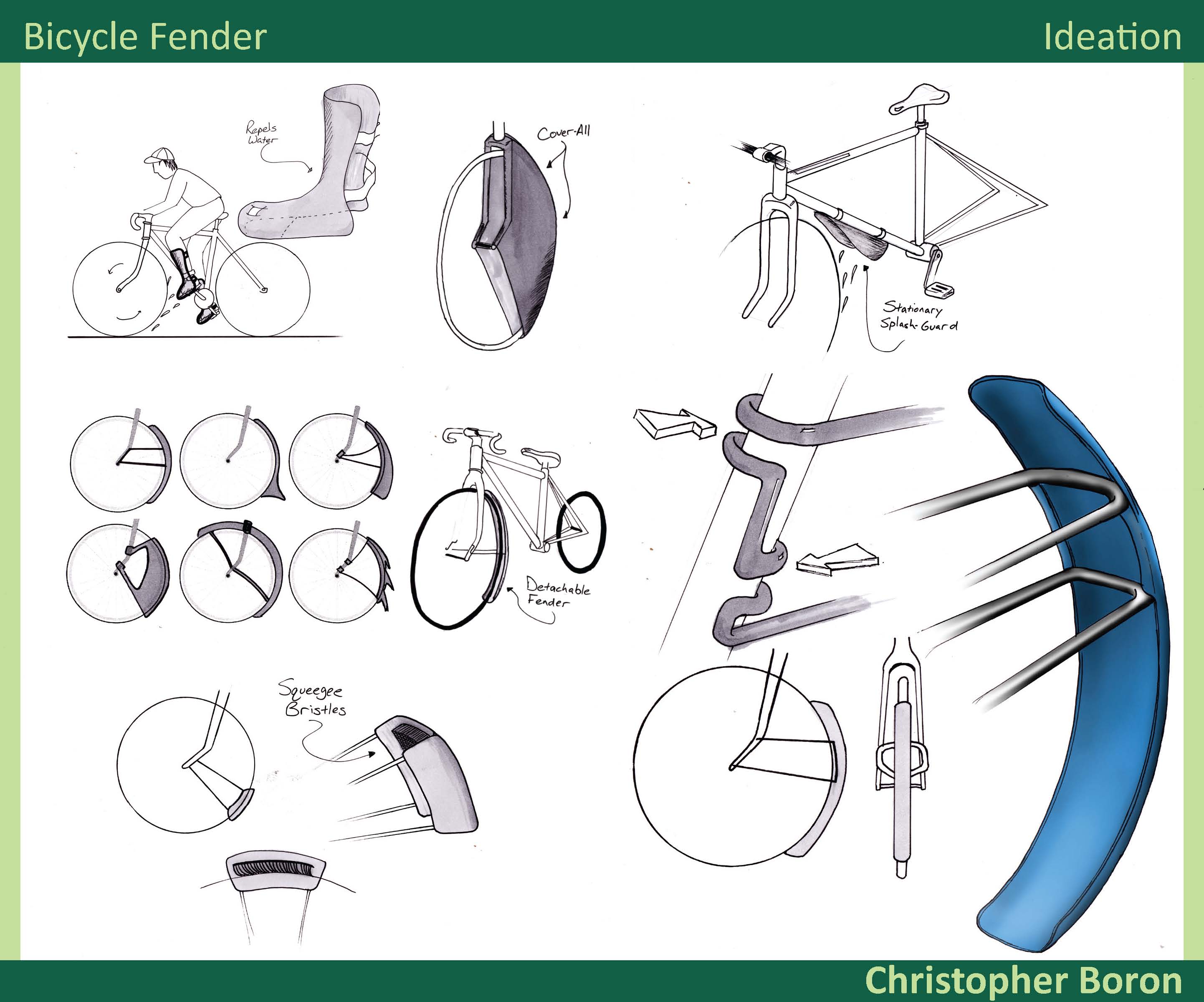 Bicycle Fender by Christopher Boron at