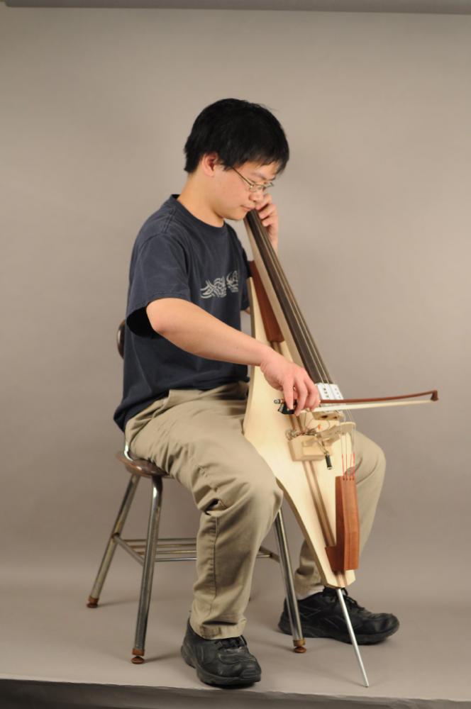 electric cello by Ian Lee at