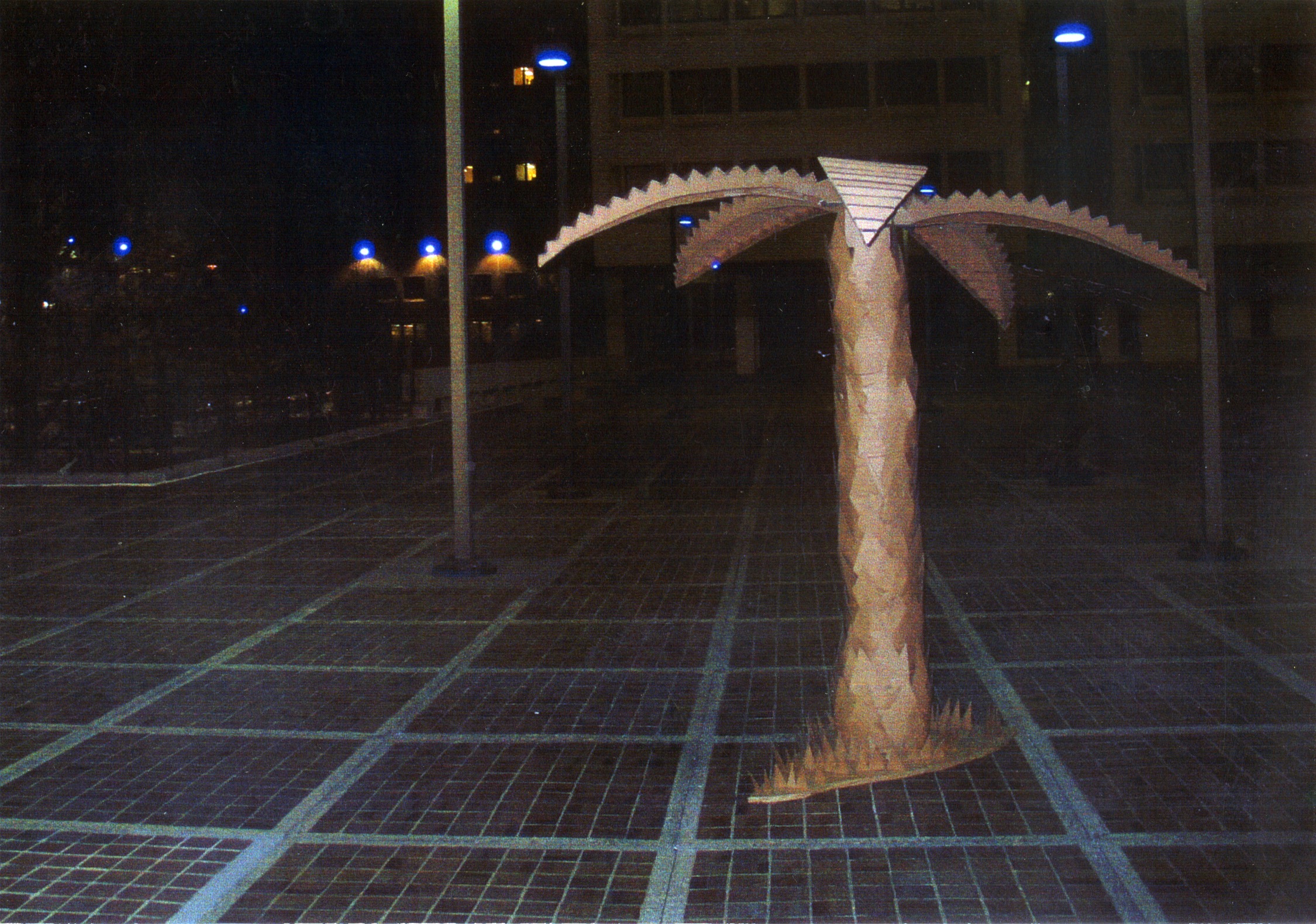 Cardboard Palm Tree by Can Onart at