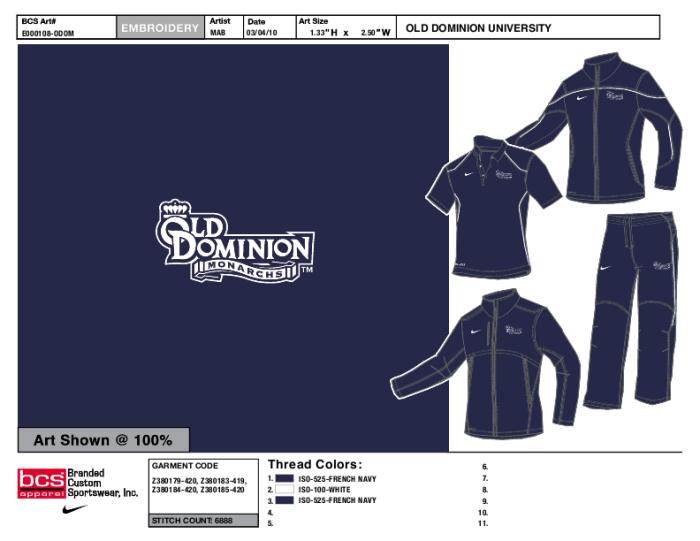 Branded Custom Sportswear by Monica Brandli at