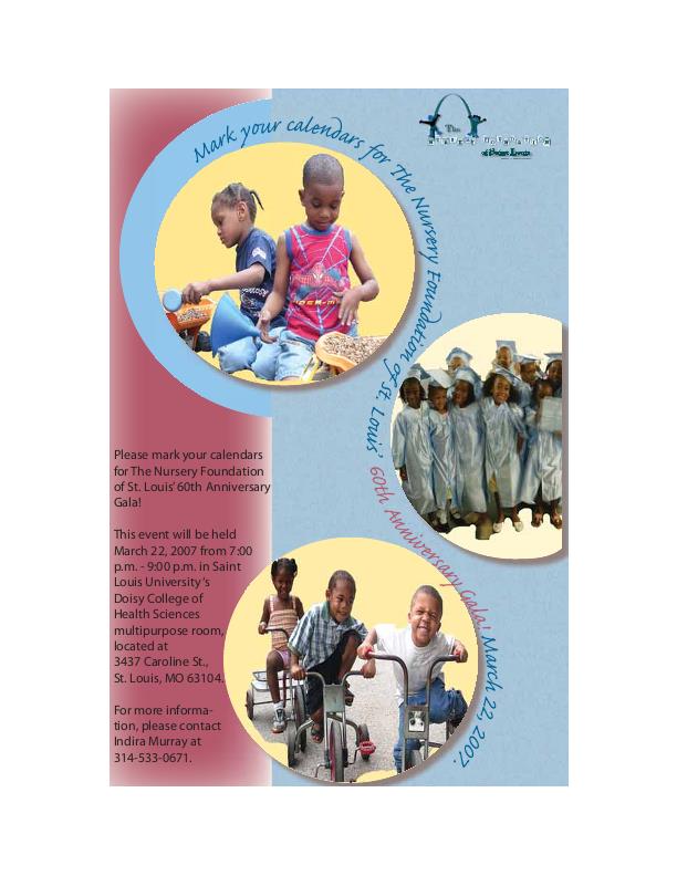 Nursery Foundation Marketing Materials by Indira Murray at