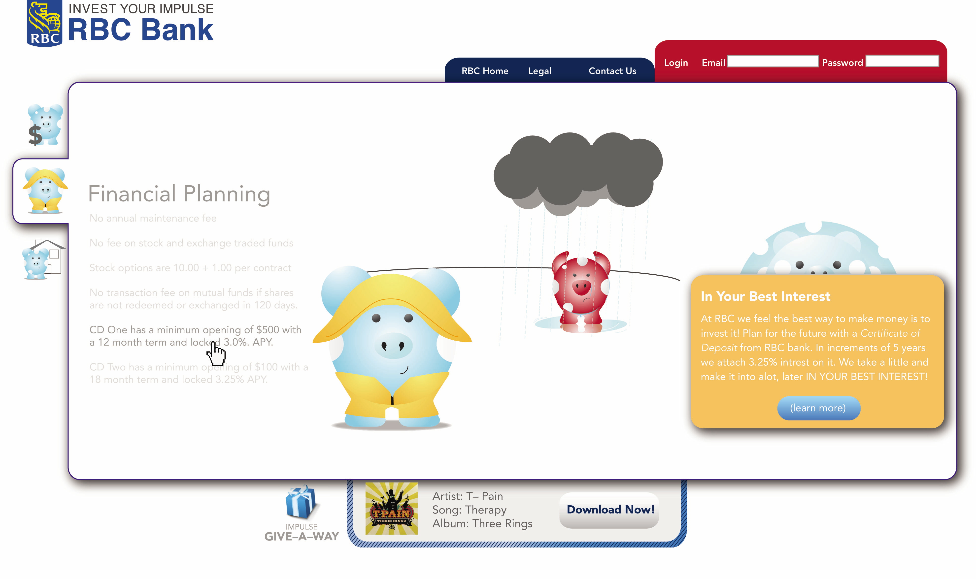 RBC Bank Identity Proposal Examples by Leslie Crawford at