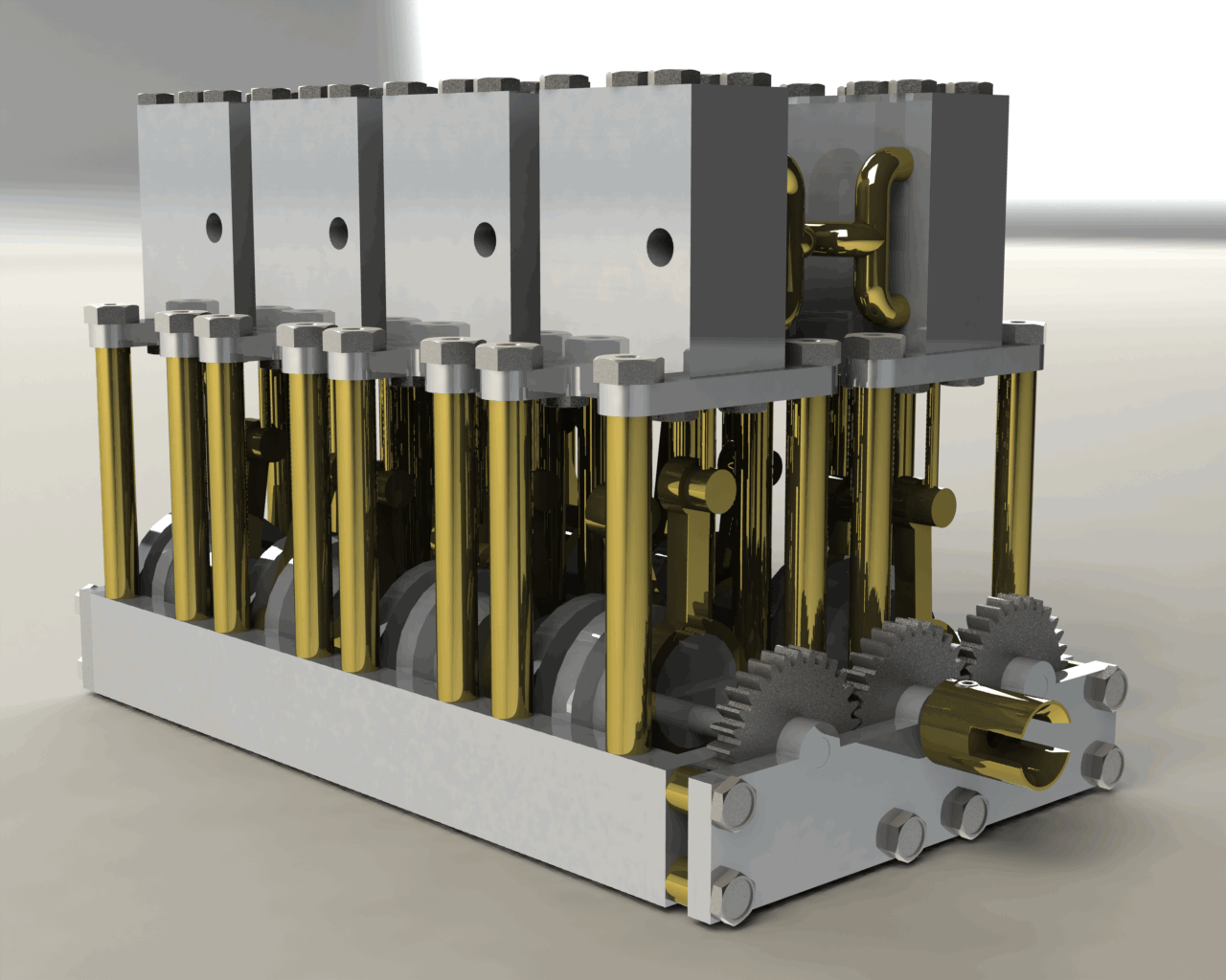 Miniature Steam Engine by David M at