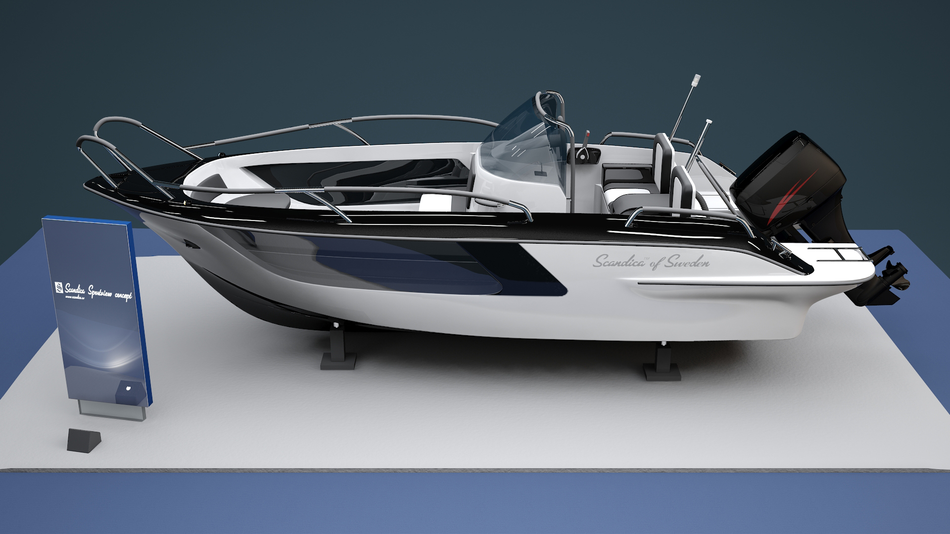 Scandica boat concept by Marcus Segerros at