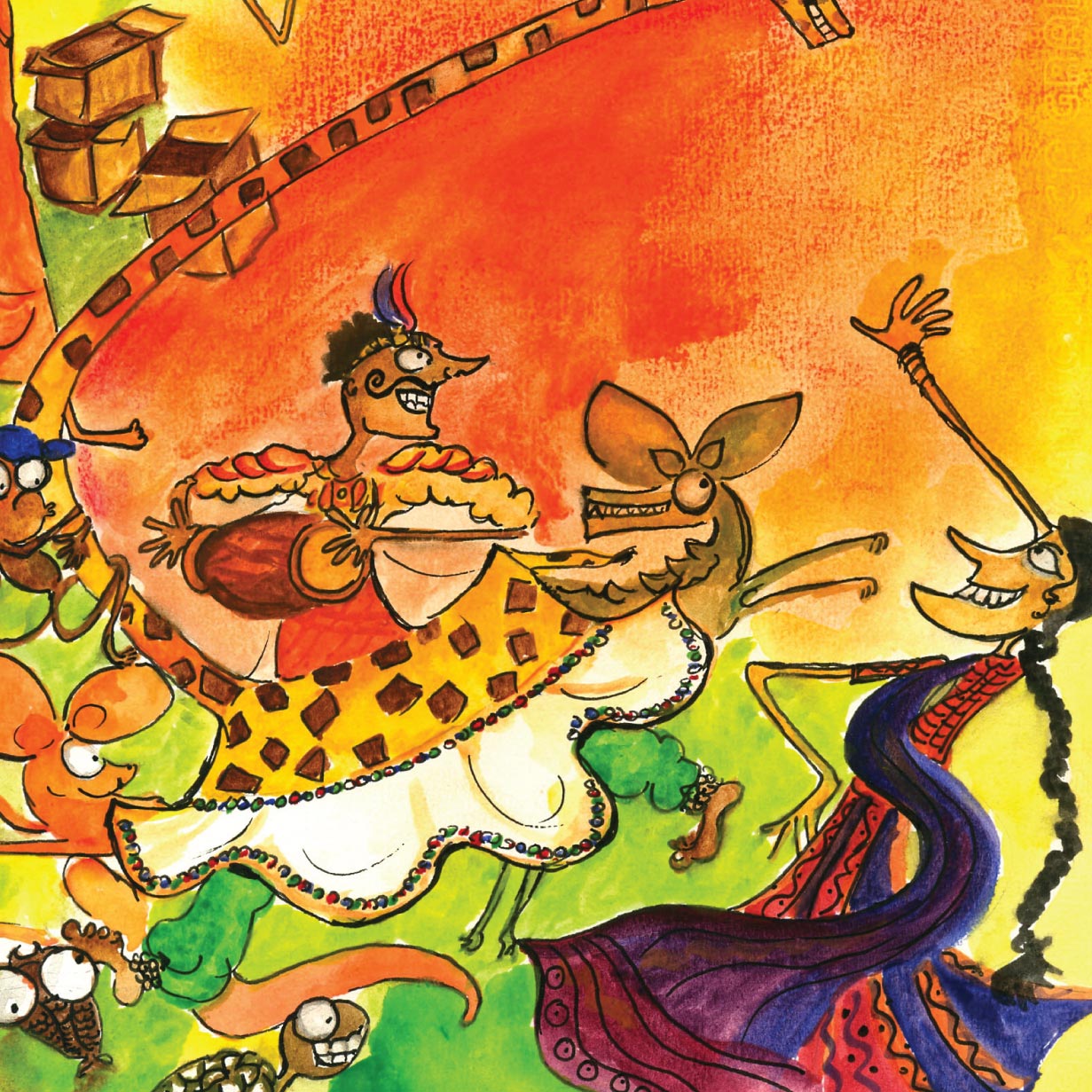 Kid's book illustrations by nancy raj at Coroflot.com