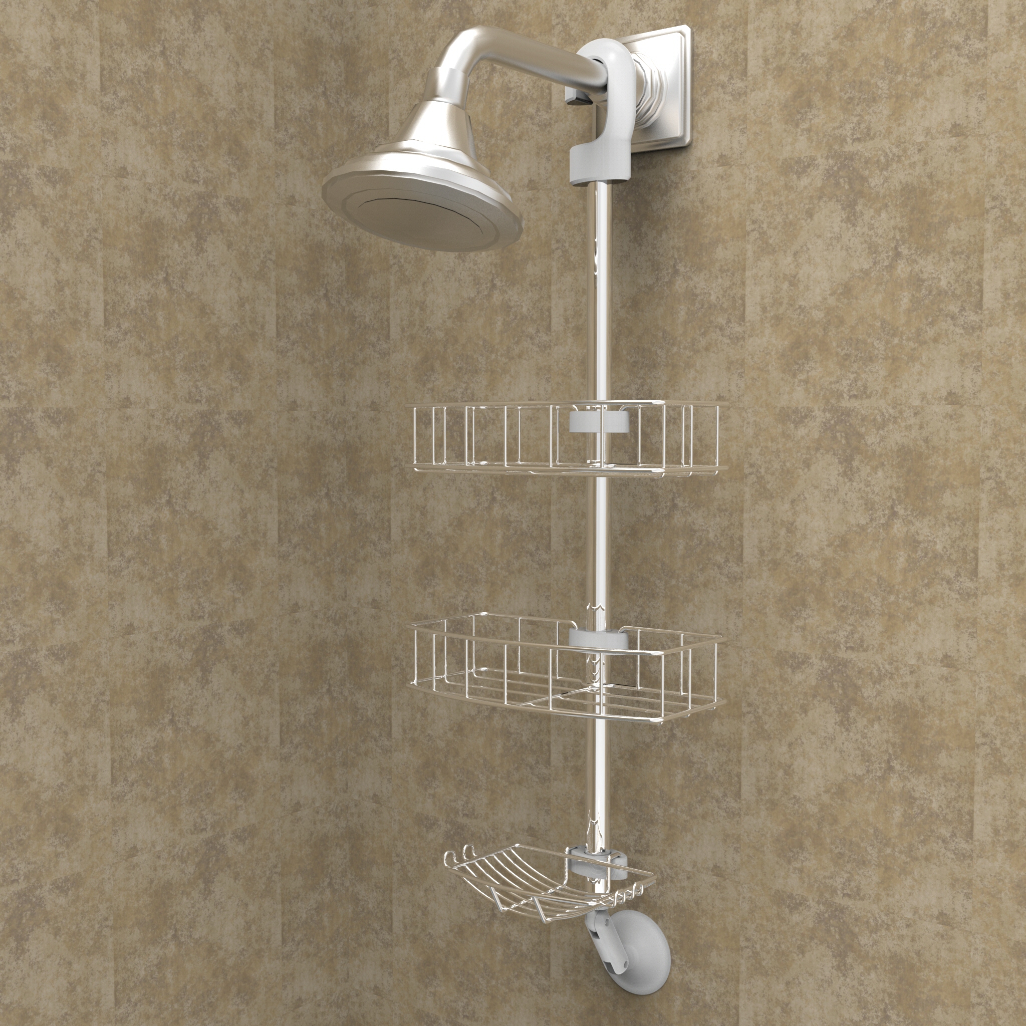Adjustable Shower Caddy by Hans Nielsen at