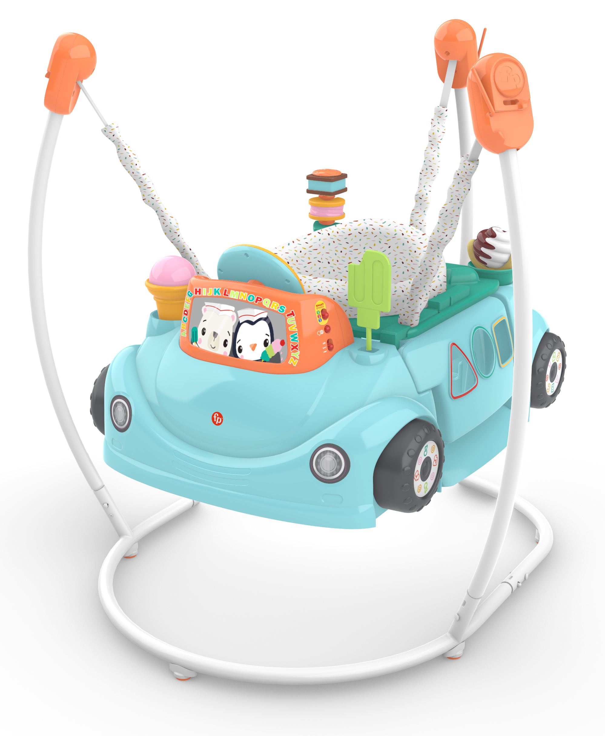 Product detailing and rendering for Fisher Price vehicle themed