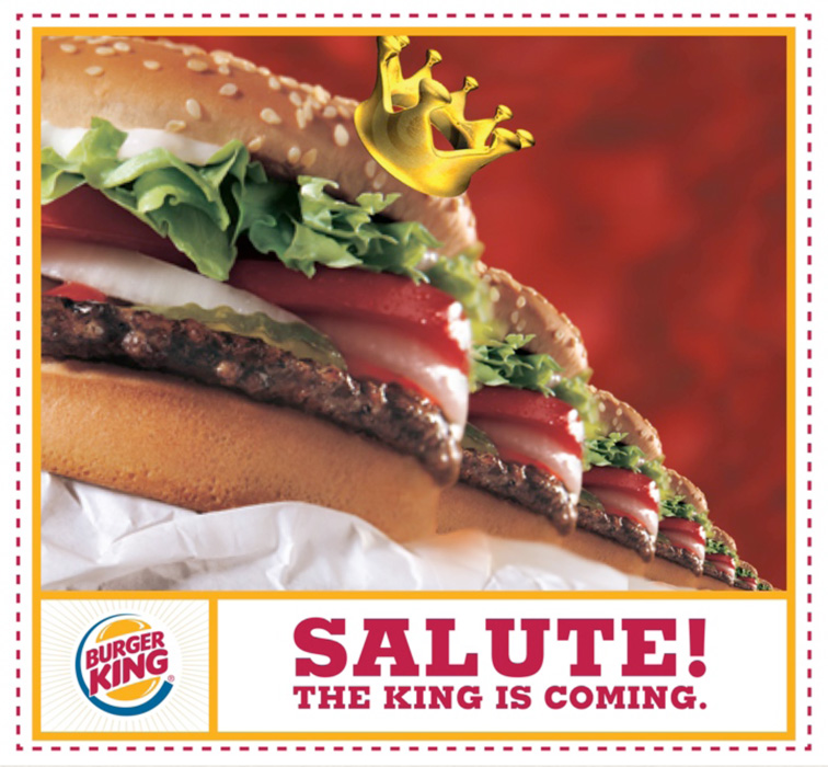 WORK Burger King Billboard by Bonny Tam at