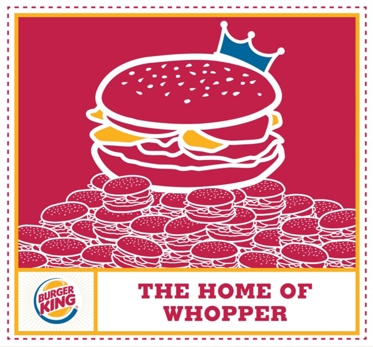 WORK Burger King Billboard by Bonny Tam at