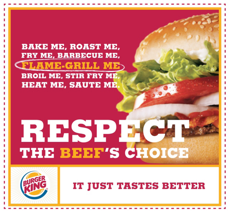 WORK Burger King Billboard by Bonny Tam at