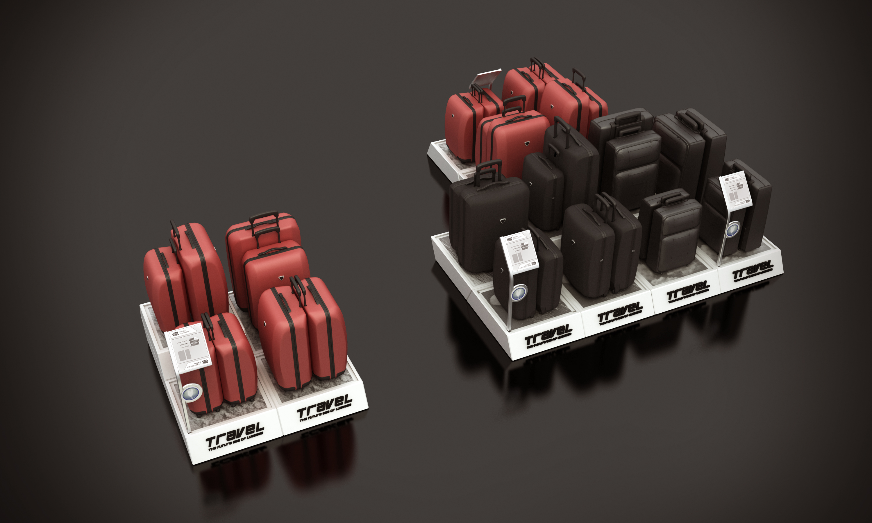 LUGGAGE POS DISPLAY by Dave Bowcutt at