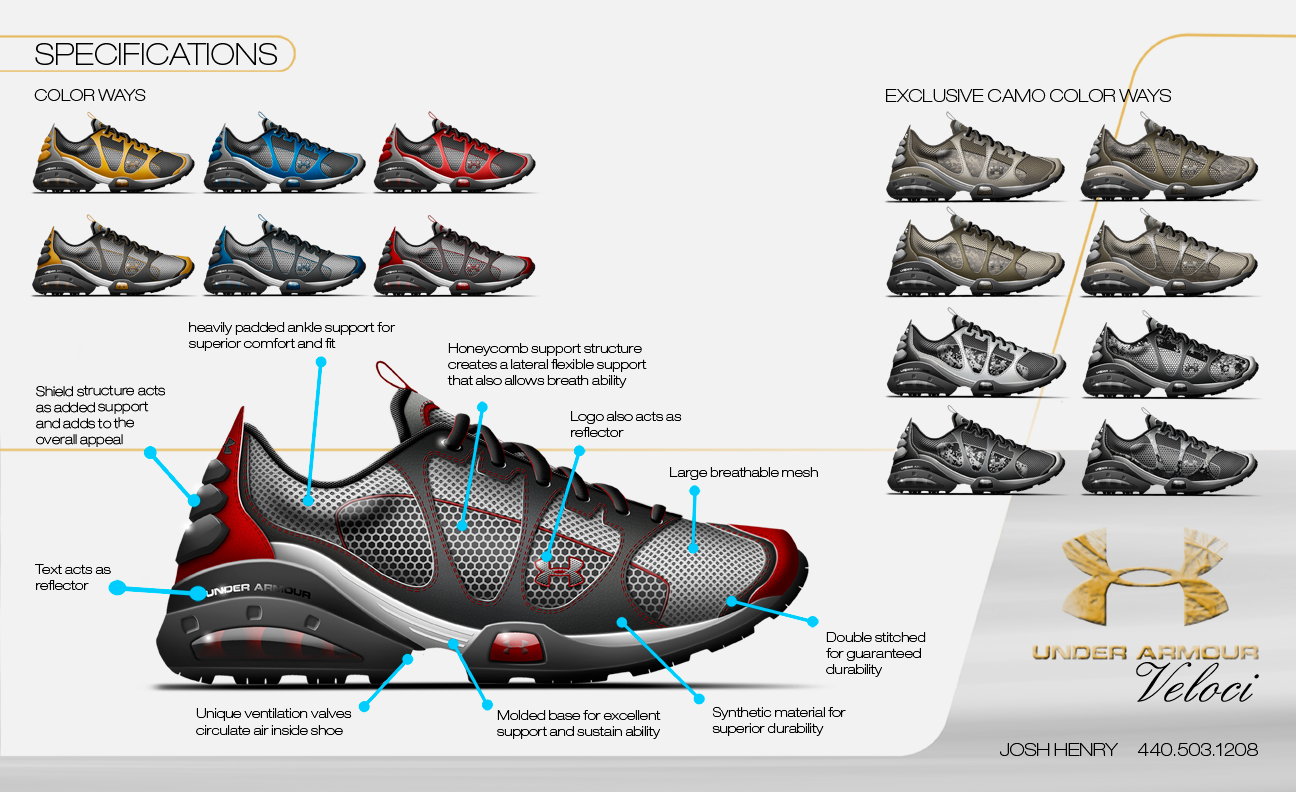 Under Armour Shoe Concept by Josh Henry at