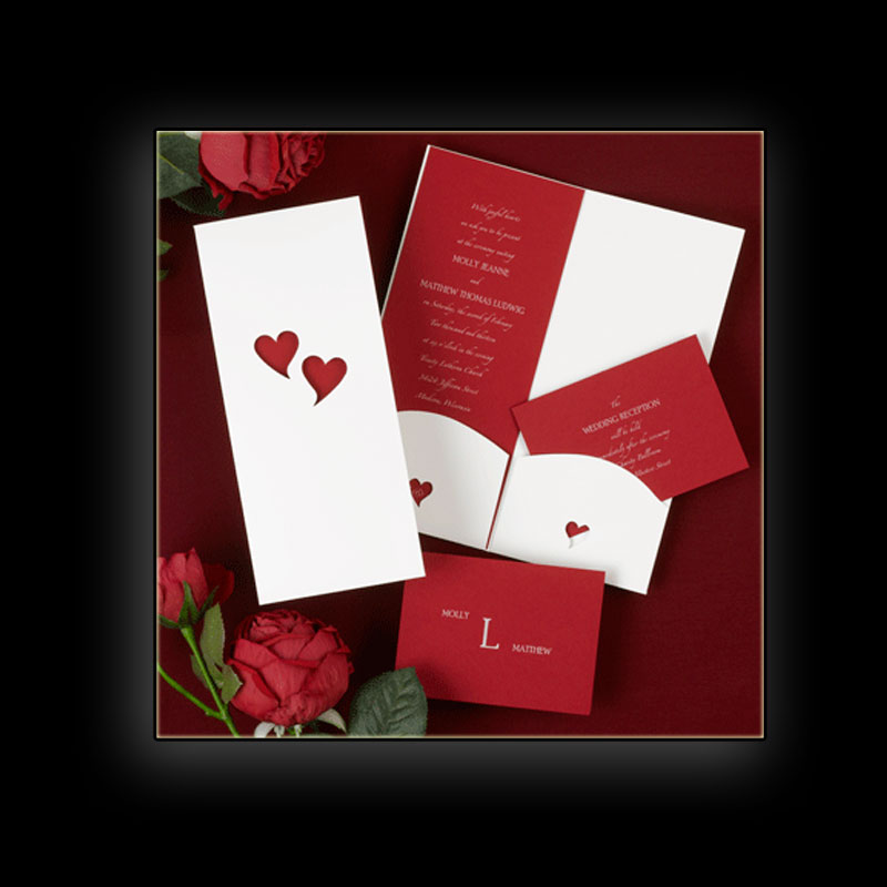 Pocket Invitations by Meadow Design Studio at