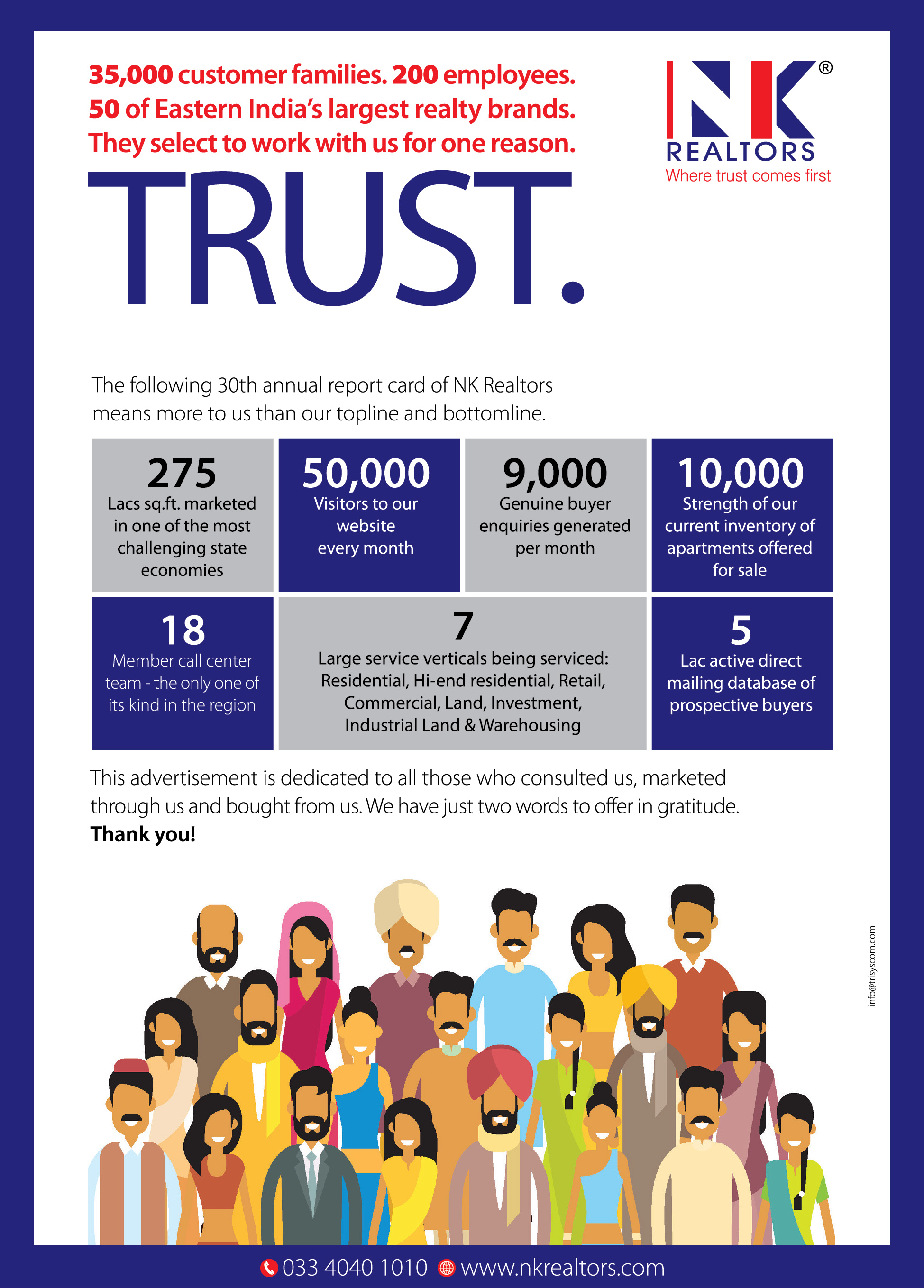 NK Realtors Print Ad by Soumen Mondal at