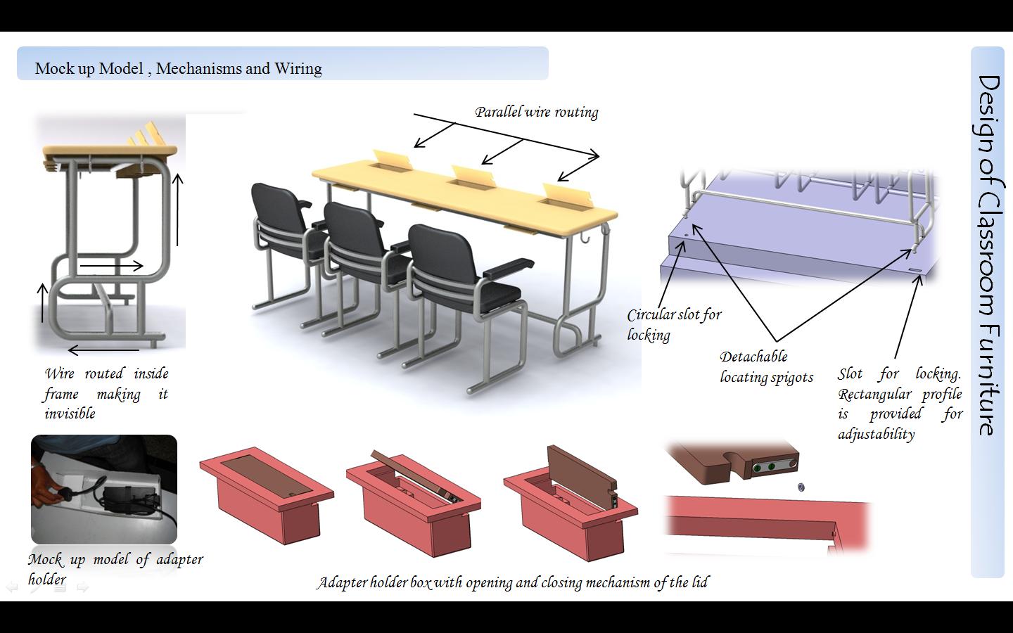 Complete Design Process Furniture for Classroom by Chandan Venugopal at