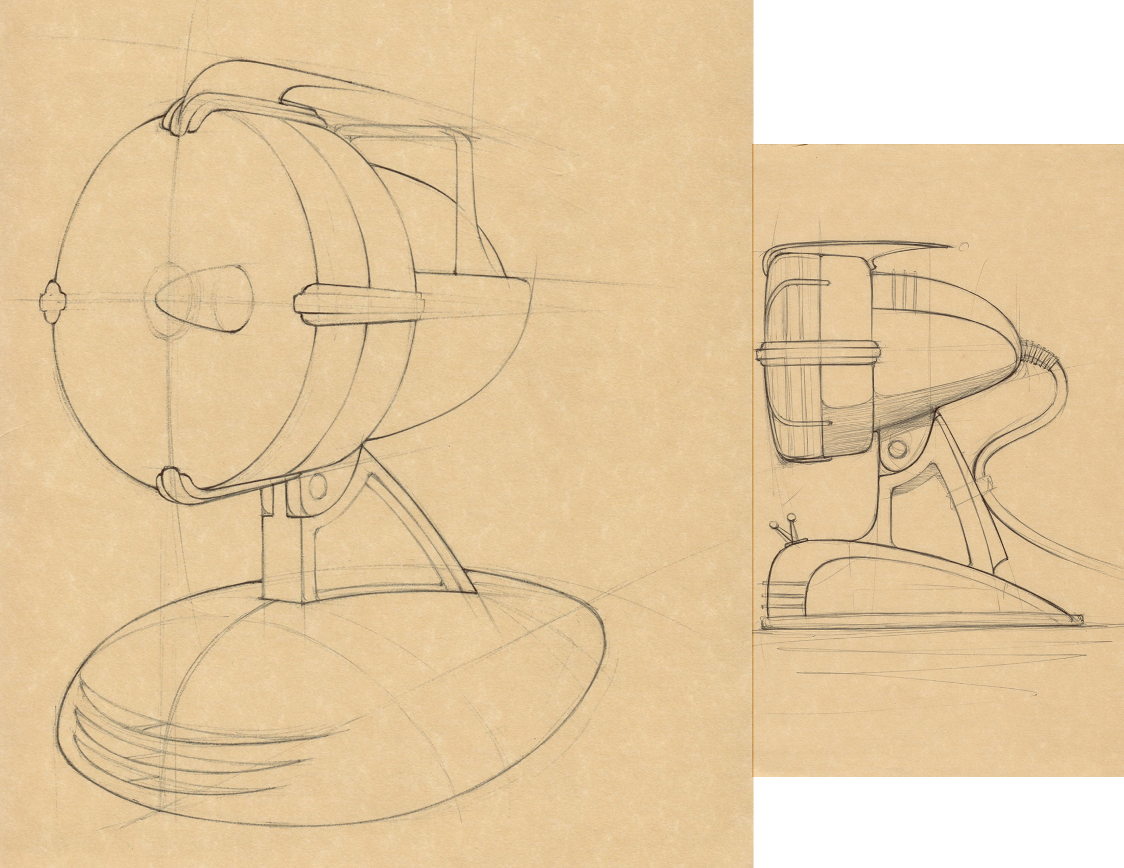 Art Deco Desk Fan by Shawn Puhlman at