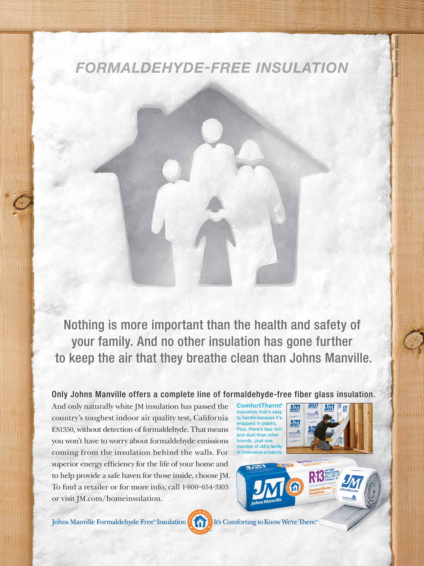McClain Finlon Advertising_Johns Manville_FormaldehydeFree Insulation Ads_doubleclick on this