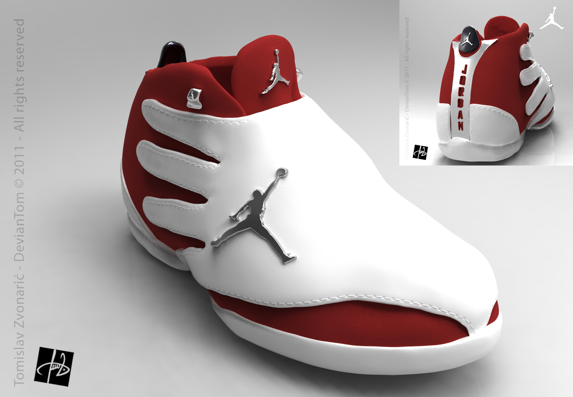 Jordan basketball shoe by Tomislav Zvonaric at