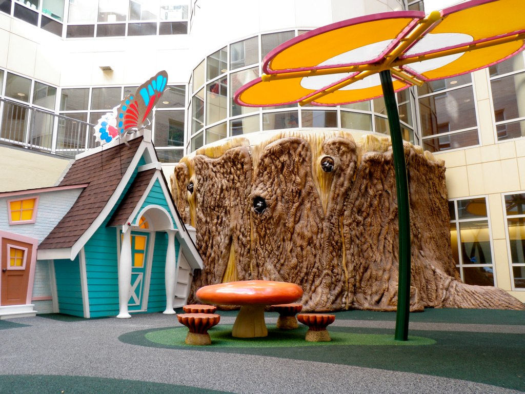 Rainbow Babies Hospital The Healing Garden by Nathan Guice at