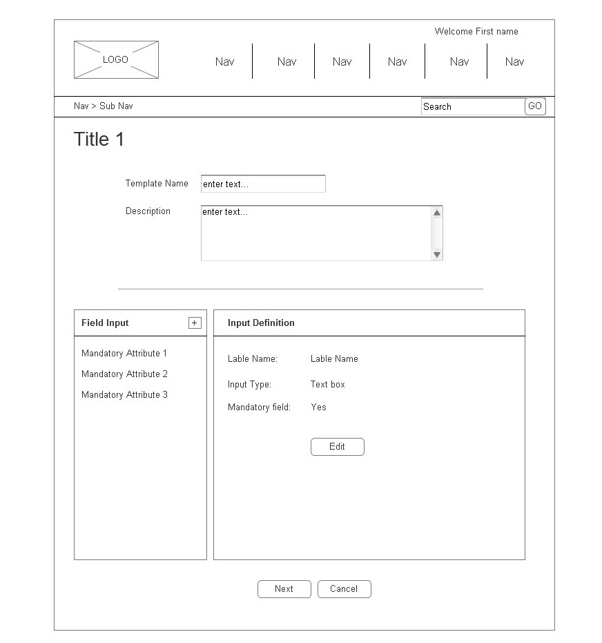 Data entry form creation template wireframe by Suresh Thiyagarajan at ...