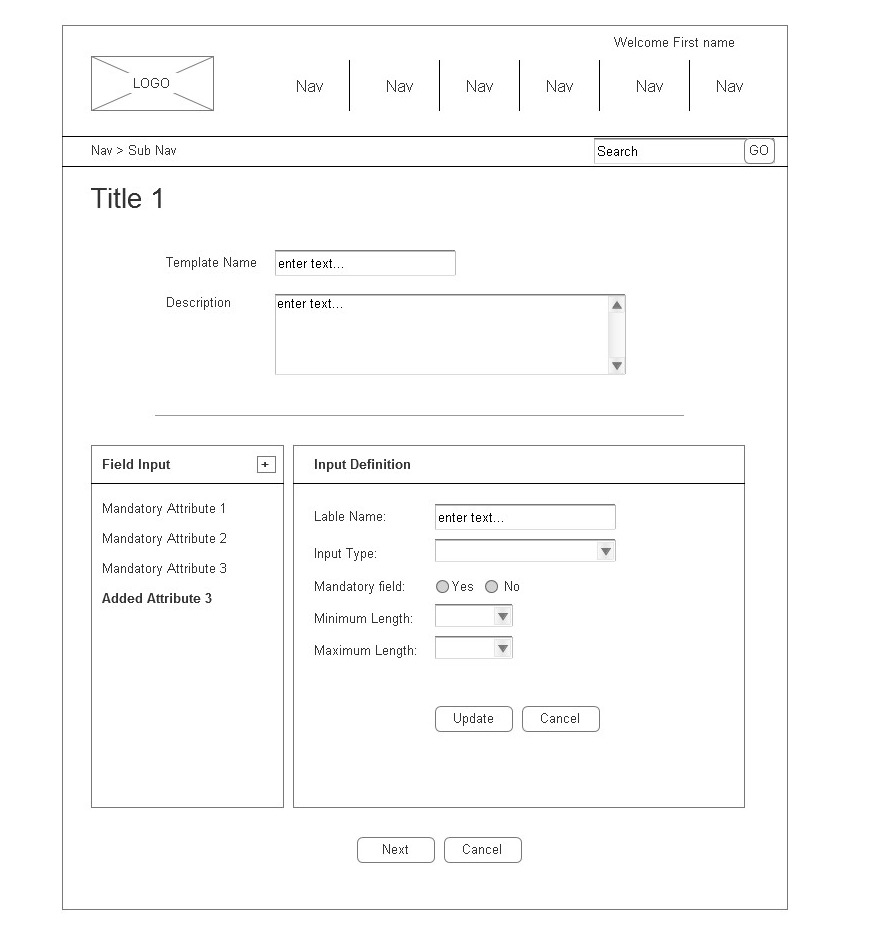 Data entry form creation template wireframe by Suresh Thiyagarajan at ...