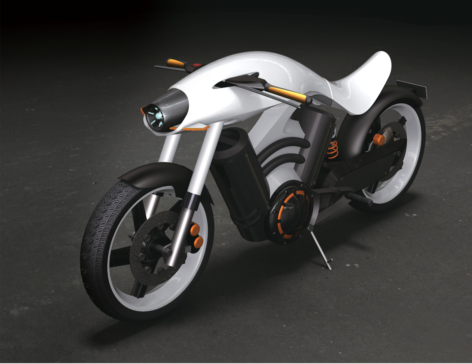 Solar-Powered Harley Davidson Motorcycle Concepts