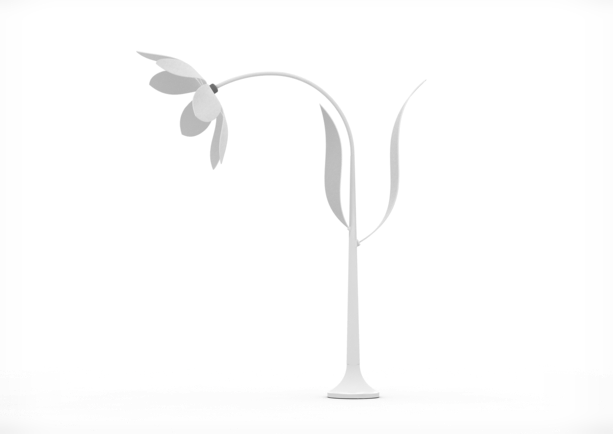 Flower Floor Lamp by Shabnam Edrisi at