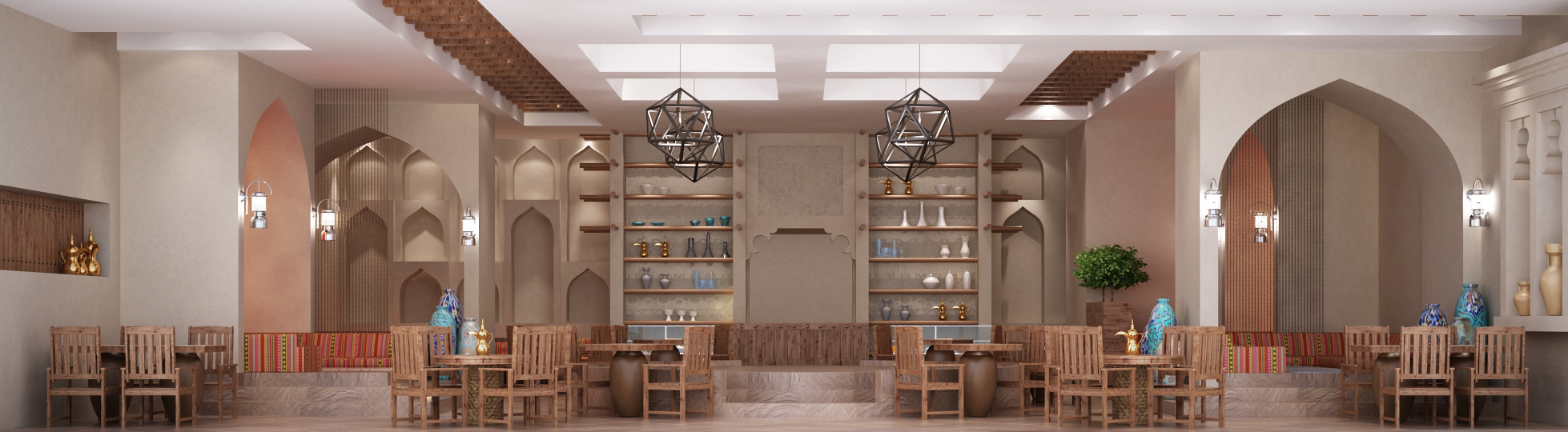 Reinvented Traditional Arabic Restaurant by HAROLD MARONSING at