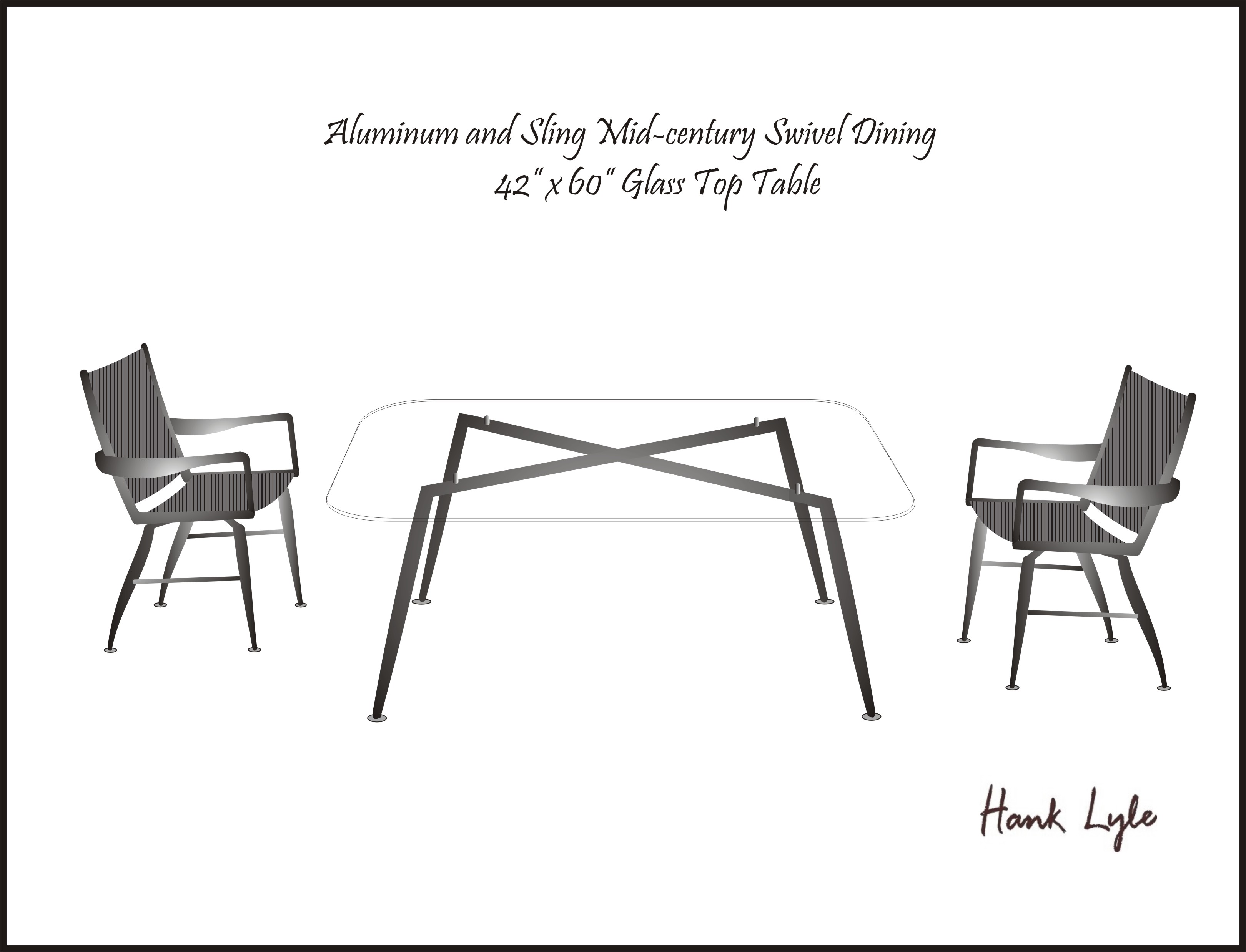 Outdoor Furniture Designs by Hank Lyle at