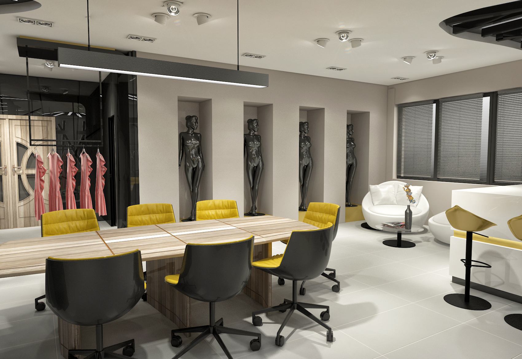 Showroom, Office design by Cihat ÖZDEMİR at