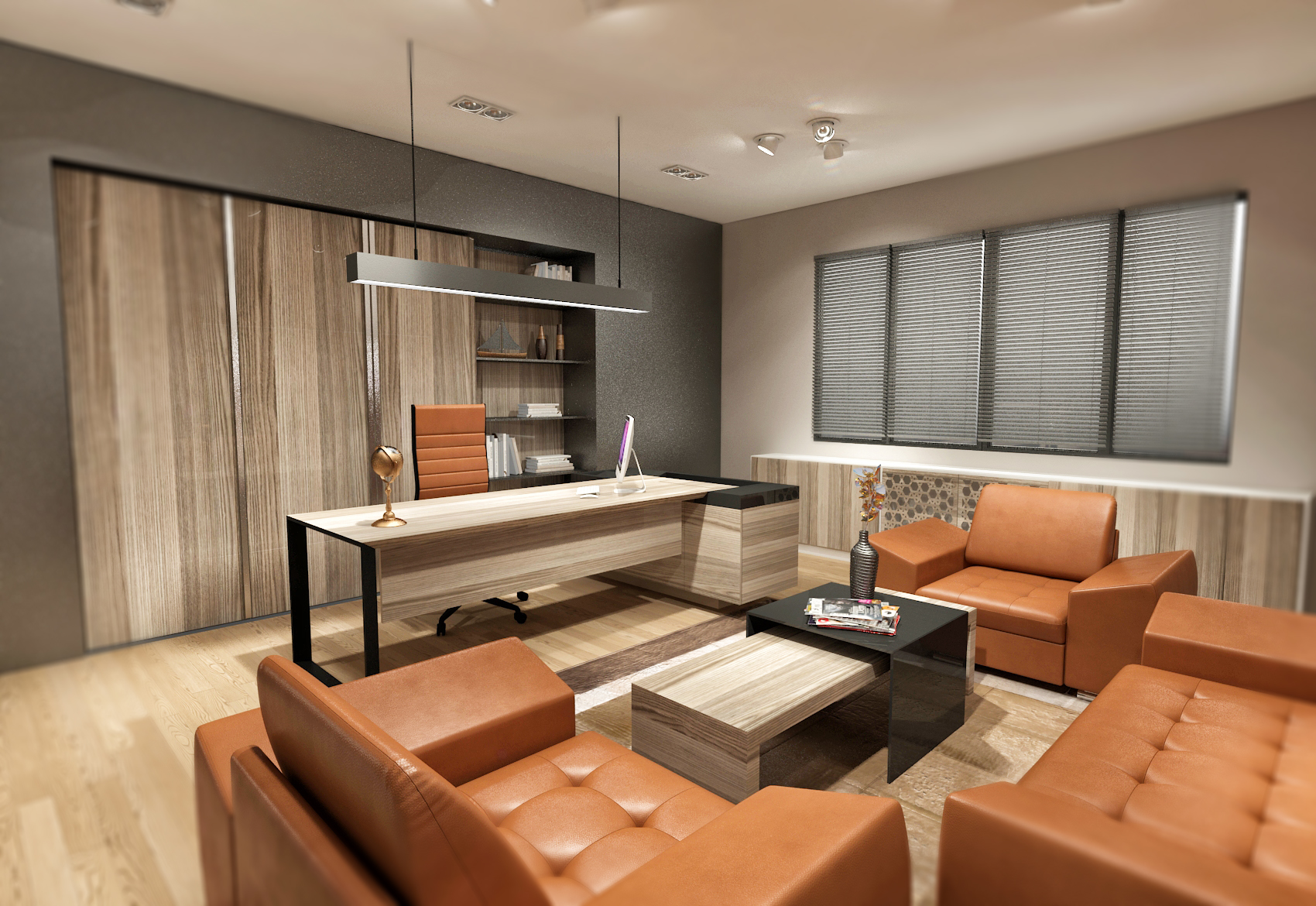 Showroom, Office design by Cihat ÖZDEMİR at