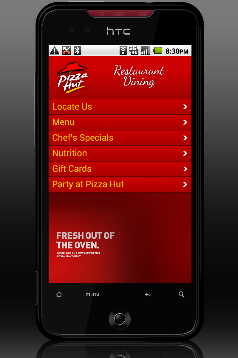 Pizza Hut India (Android) by Abhijit Karnik at