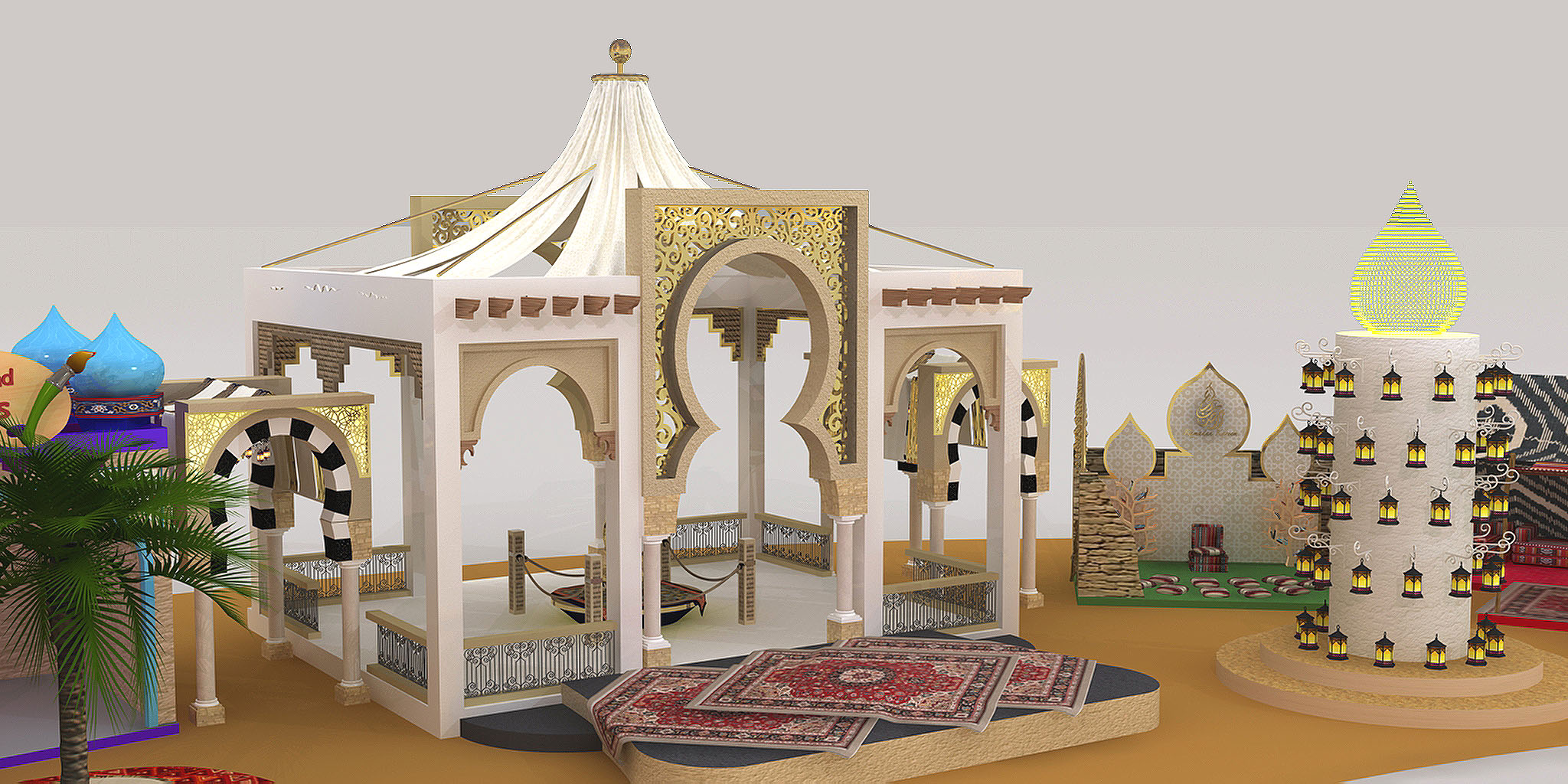 Abu Dhabi Ramadan Decor 2013 by jonas paz at