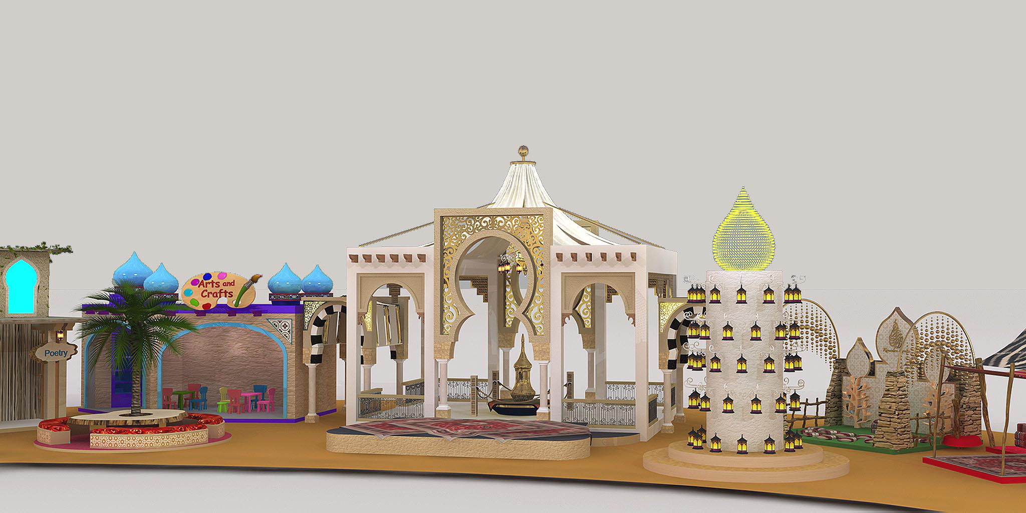 Abu Dhabi Ramadan Decor 2013 by jonas paz at