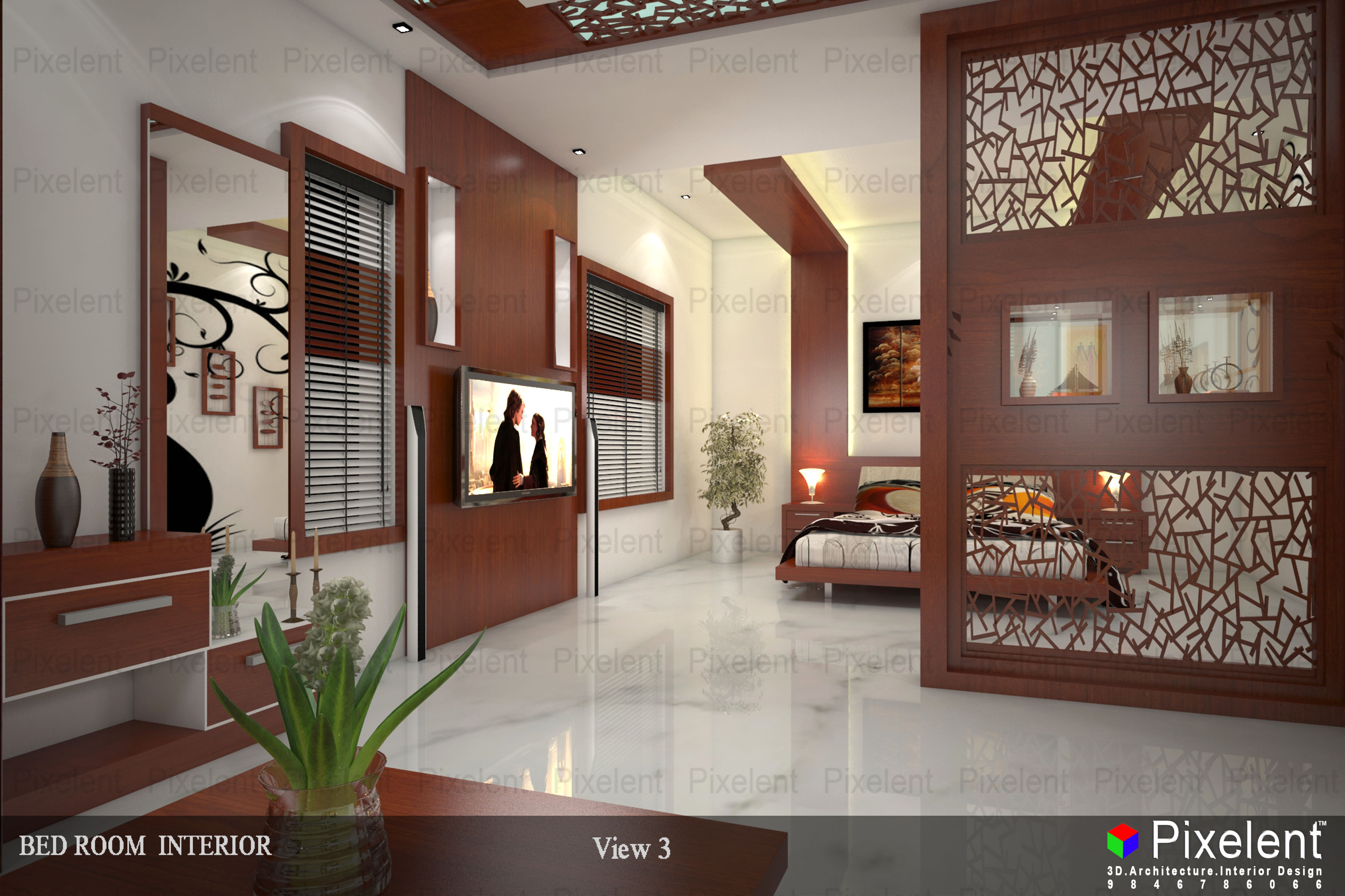 Our Interior Design Works by Pixelent ® 3D Exterior Elevation